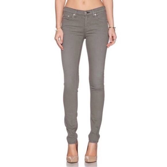 NWT Rag & Bone Skinny Jeans in Distressed Sage - Picture 1 of 12